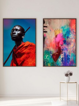 Set of posters - Julusio - Accueil | Oueso - Contemporary Afro Art