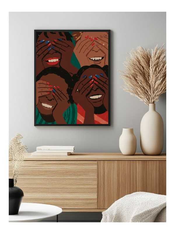 Poster - Nous - Accueil | Oueso - Contemporary Afro Art