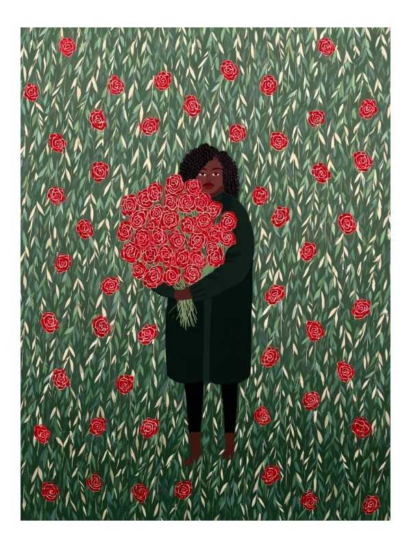 Poster - I Love - Accueil | Oueso - Contemporary Afro Art