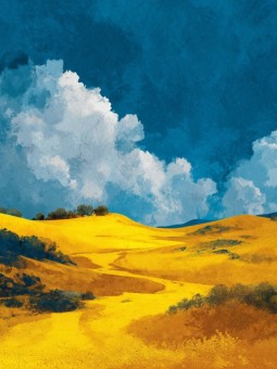 Poster - Plein air - Accueil | Oueso - Contemporary Afro Art