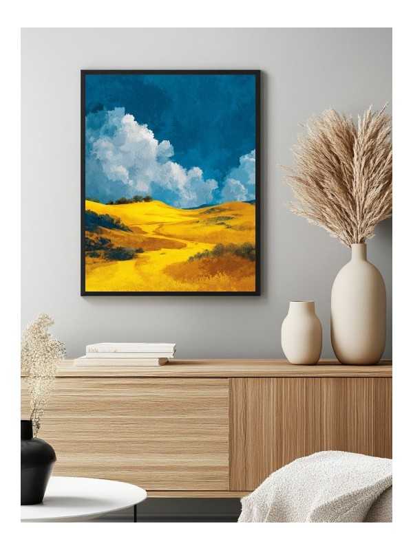 Poster - Plein air - Accueil | Oueso - Contemporary Afro Art