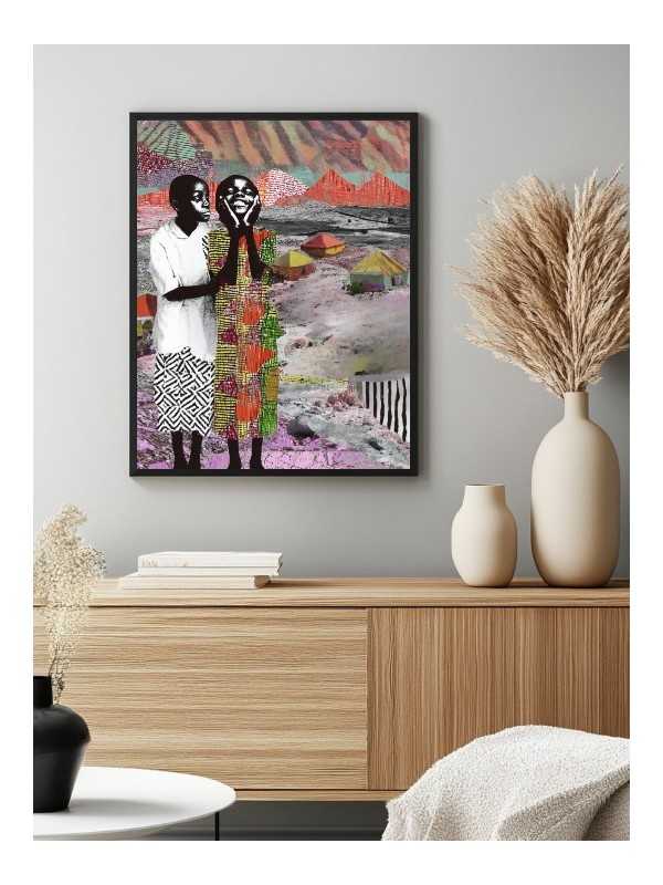 Affiche - Aposo - Accueil | Oueso - Art Afro Contemporain Affiche - Aposo - Accueil | Oueso - Art Afro Contemporain