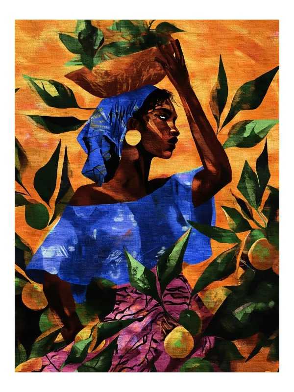 Poster - Nooba - Accueil | Oueso - Contemporary Afro Art