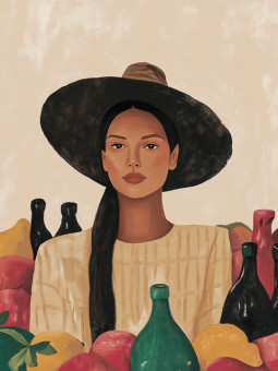 Poster - Bella - Accueil | Oueso - Contemporary Afro Art