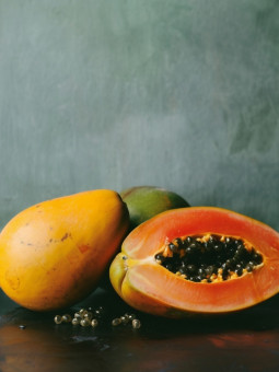 Poster Papaya - Accueil | Oueso - Contemporary Afro Art