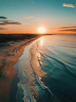 Poster - Sunset Africa - Accueil | Oueso - Contemporary Afro Art