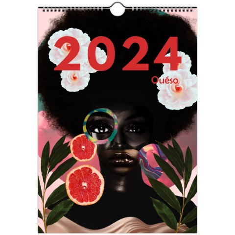 calendrier 2024 peinture bucolique poster affiche plastifiée 30 x