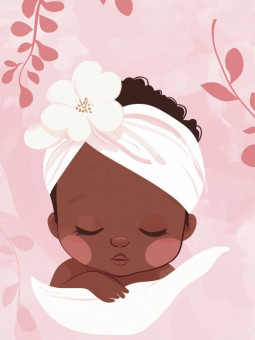 Affiche - Cutie Pink - Accueil | Oueso - Art Afro Contemporain