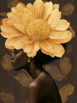 Affiche - Flowers Art Collection 01 - Accueil | Oueso - Art Afro Co...