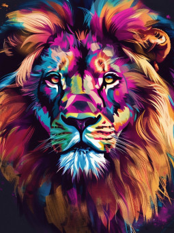 Poster - Vibrant majesty - Accueil | Oueso - Contemporary Afro Art