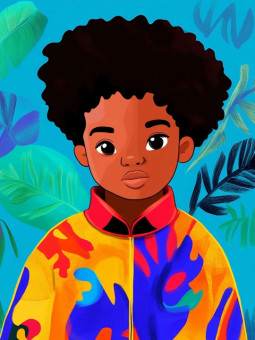 Affiche - Kemi - Accueil | Oueso - Contemporary Afro Art