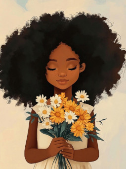 Poster - Jolie bouquet - Accueil | Oueso - Contemporary Afro Art