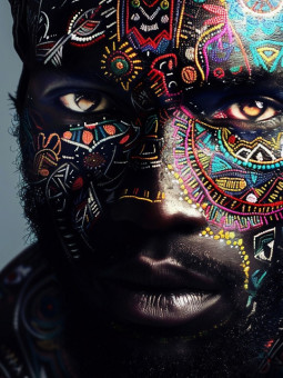 Poster - Kwame - Accueil | Oueso - Contemporary Afro Art