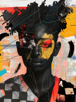 Affiche - Kalimba - Accueil | Oueso - Art Afro Contemporain