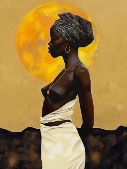 Affiche - Chale - Accueil | Oueso - Art Afro Contemporain