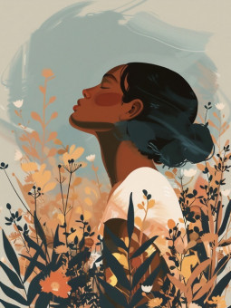 Poster - Nia - Accueil | Oueso - Contemporary Afro Art