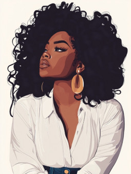 Affiche - Sheena - Accueil | Oueso - Art Afro Contemporain