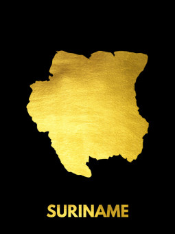 Poster Suriname - Accueil | Oueso - Contemporary Afro Art