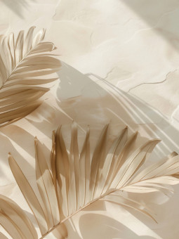 Poster - Golden leaf - Accueil | Oueso - Contemporary Afro Art