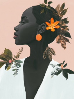 Poster - Maisha - Accueil | Oueso - Contemporary Afro Art
