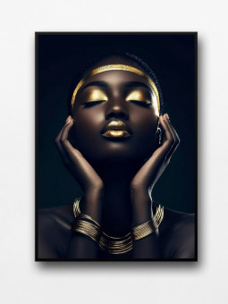 Affiche encadrée - Sabar - Accueil | Oueso - Contemporary Afro Art