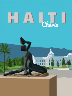 Affiche - Voyage Haiti - Accueil | Oueso - Art Afro Contemporain