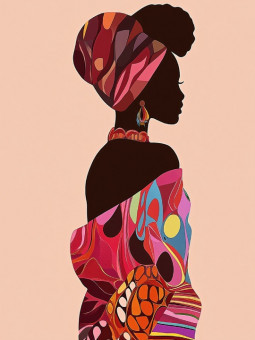 Poster - Elewa - Accueil | Oueso - Contemporary Afro Art