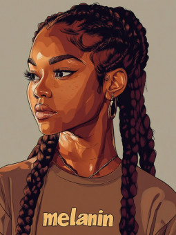 Poster - Maji - Accueil | Oueso - Contemporary Afro Art