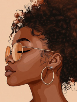 Affiche - Maya - Accueil | Oueso - Art Afro Contemporain