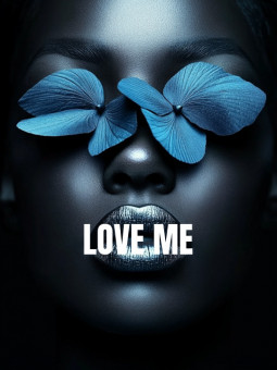 Affiche - Love me - Accueil | Oueso - Art Afro Contemporain