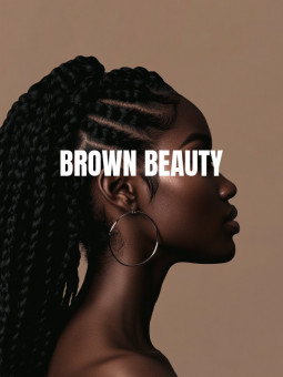 Affiche- Brown beauty - Accueil | Oueso - Art Afro Contemporain