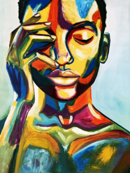 Affiche - Akuba - Accueil | Oueso - Art Afro Contemporain
