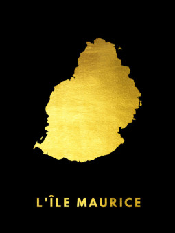 Affiche - L'île Maurice - Accueil | Oueso - Art Afro Contemporain