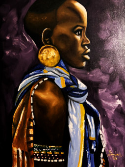 Poster - Nuru - Accueil | Oueso - Contemporary Afro Art