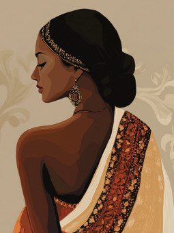 Poster - Abishani - Accueil | Oueso - Contemporary Afro Art