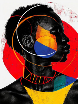 Affiche - Aimé - Accueil | Oueso - Art Afro Contemporain