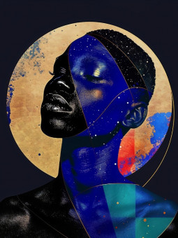 Affiche - Stelar - Accueil | Oueso - Art Afro Contemporain