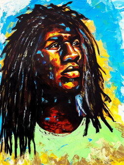 Affiche - Jahari - Accueil | Oueso - Art Afro Contemporain