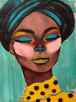 Poster - Nancy - Accueil | Oueso - Contemporary Afro Art