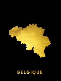 Poster - Belgique - Accueil | Oueso - Contemporary Afro Art