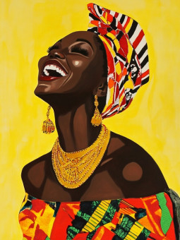 Affiche - Cécilia - Accueil | Oueso - Art Afro Contemporain