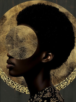 Poster - No eyes - Accueil | Oueso - Contemporary Afro Art