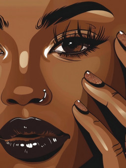 Poster - Lola - Accueil | Oueso - Contemporary Afro Art