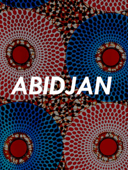 Affiche - Abidjan wax - Accueil | Oueso - Art Afro Contemporain