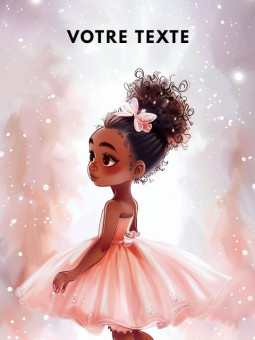 Custom poster - Bella - Accueil | Oueso - Contemporary Afro Art
