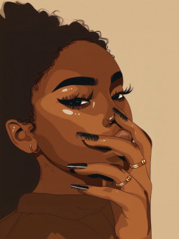 Poster - Jenny - Accueil | Oueso - Contemporary Afro Art