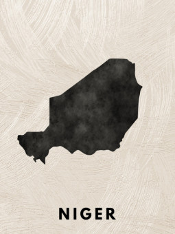 Poster - Niger - Accueil | Oueso - Contemporary Afro Art