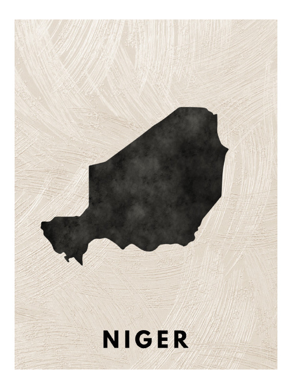 Poster - Niger - Accueil | Oueso - Contemporary Afro Art