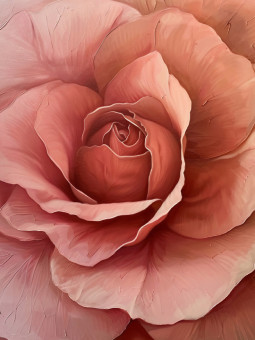 Poster - Flora Pink - Accueil | Oueso - Contemporary Afro Art