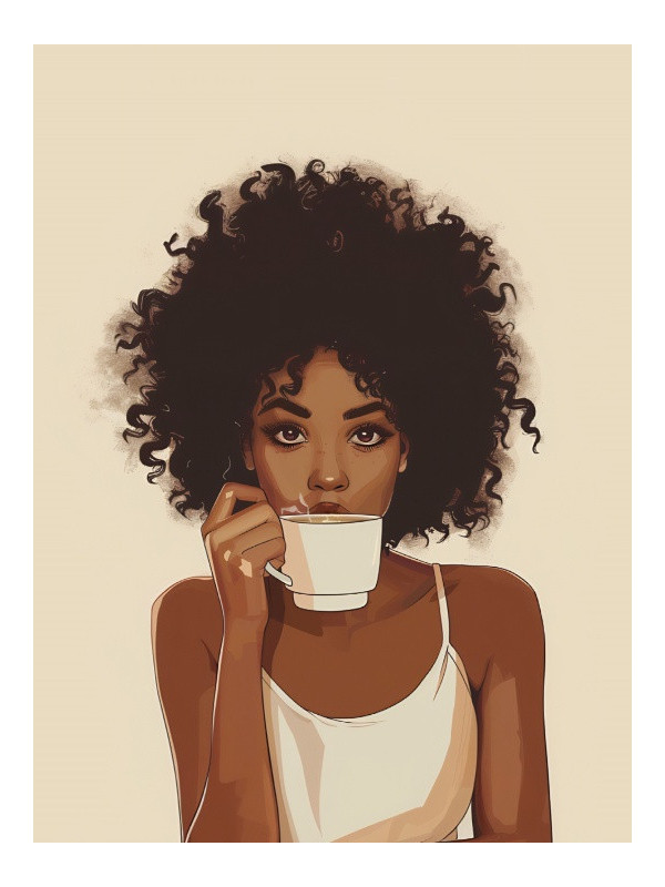 Poster - Arabica - Accueil | Oueso - Contemporary Afro Art